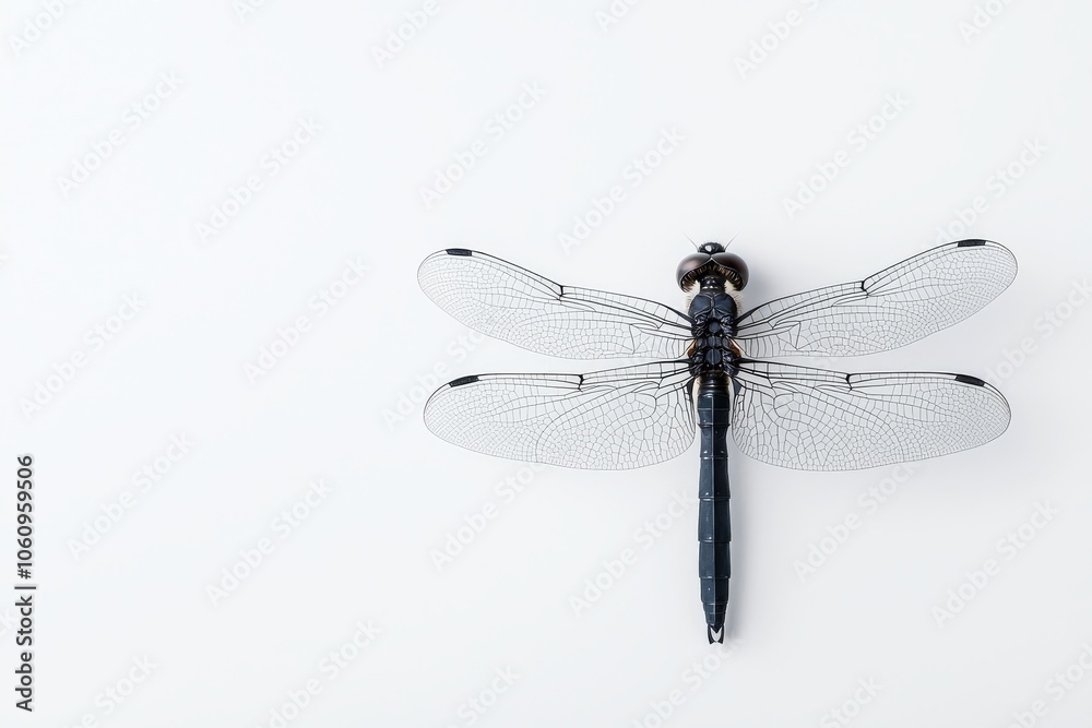 Detailed macro shots of dragonfly wings on a white background, isolated. Detailed macro shots of dragonfly wings on a white background, isolated.