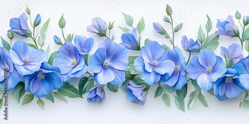 Flower isolated on white:  Beautiful purple flower on White Background, Blossom, Flower rose