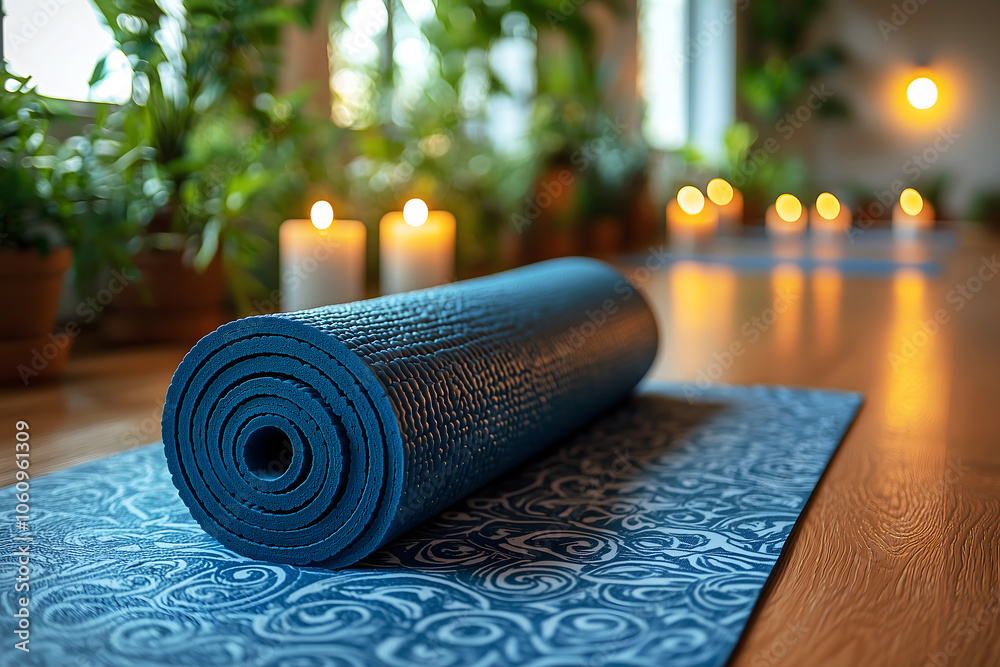 Tranquil Yoga Setup in a Zen Room Tranquil Yoga Setup in a Zen Room