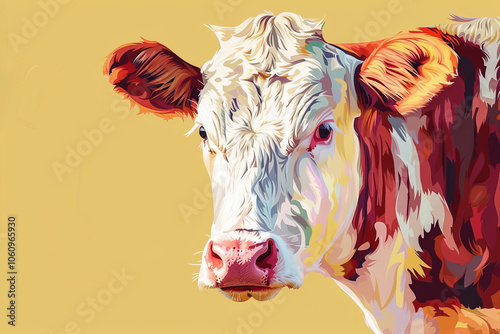 Close up of a cow