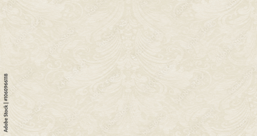 Panoramic paper in ecru tones with subtle leaves pattern. Wedding background. Panoramic paper in ecru tones with subtle leaves pattern. Wedding background.