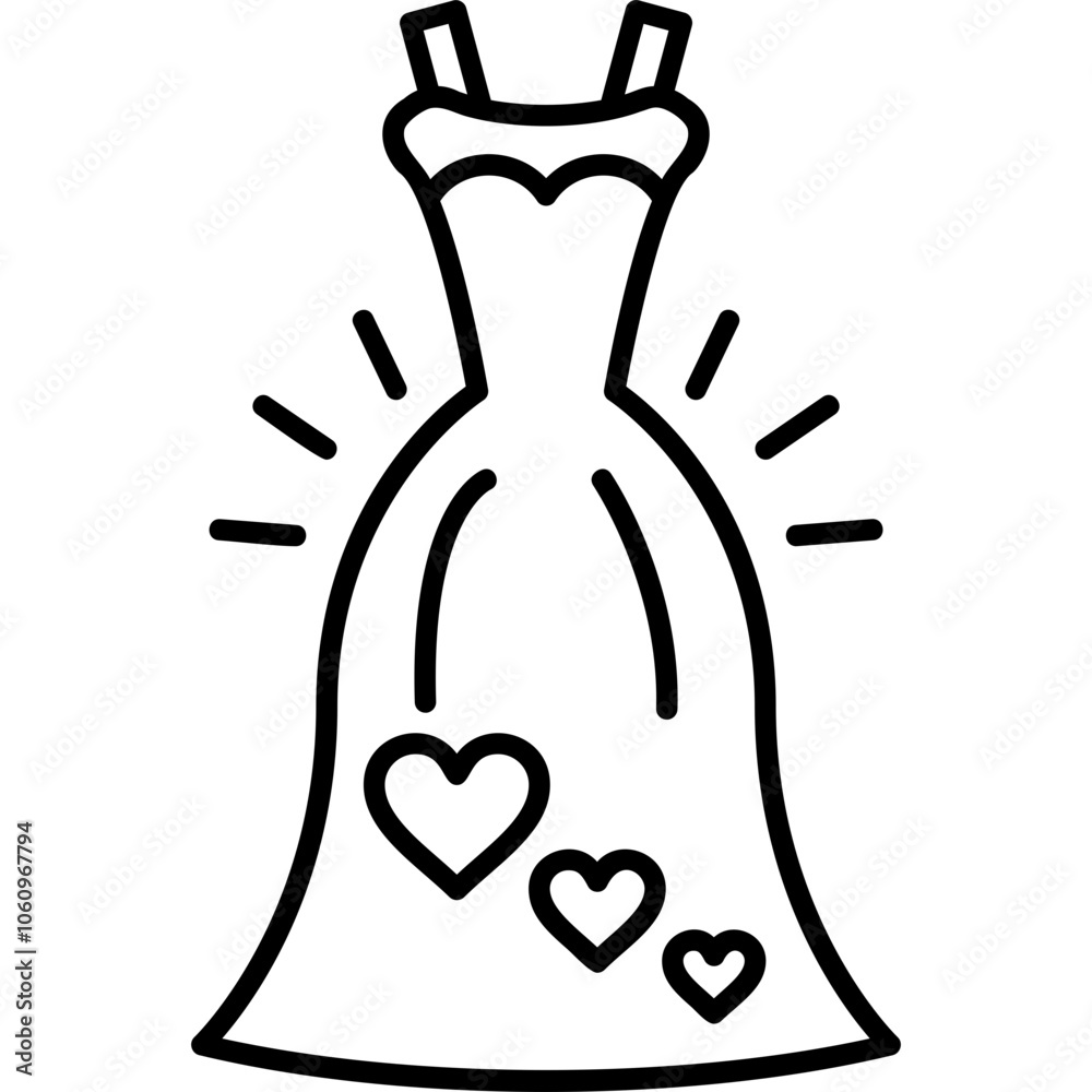 Bride Dress Icon