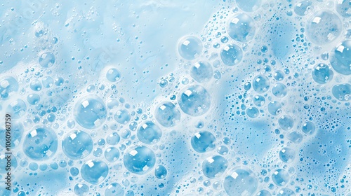 Bathing bubbles, border, background wallpaper, blank in the middle, minimalism, negative space, used for postcard template photo