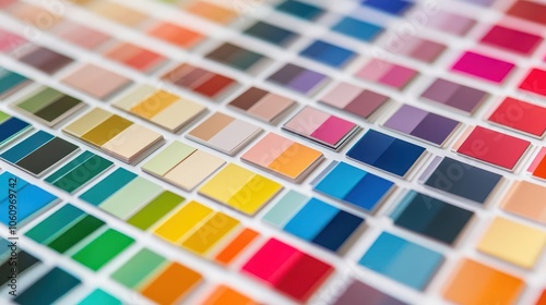 AI software generating color palettes and mood boards for a branding project, AI in branding, design automation