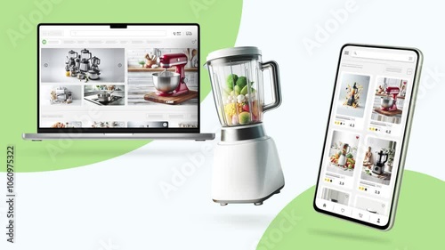 Shopping and sales website for cooking utensils. Desktop and mobile responsive design.