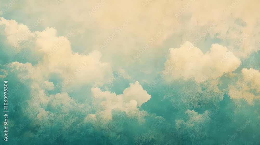 soft and artistic clouds floating in a serene sky, enhanced by a textured grunge paper background, creating a dreamy and tranquil atmosphere perfect for relaxation and contemplation soft and artistic clouds floating in a serene sky, enhanced by a textured grunge paper background, creating a dreamy and tranquil atmosphere perfect for relaxation and contemplation