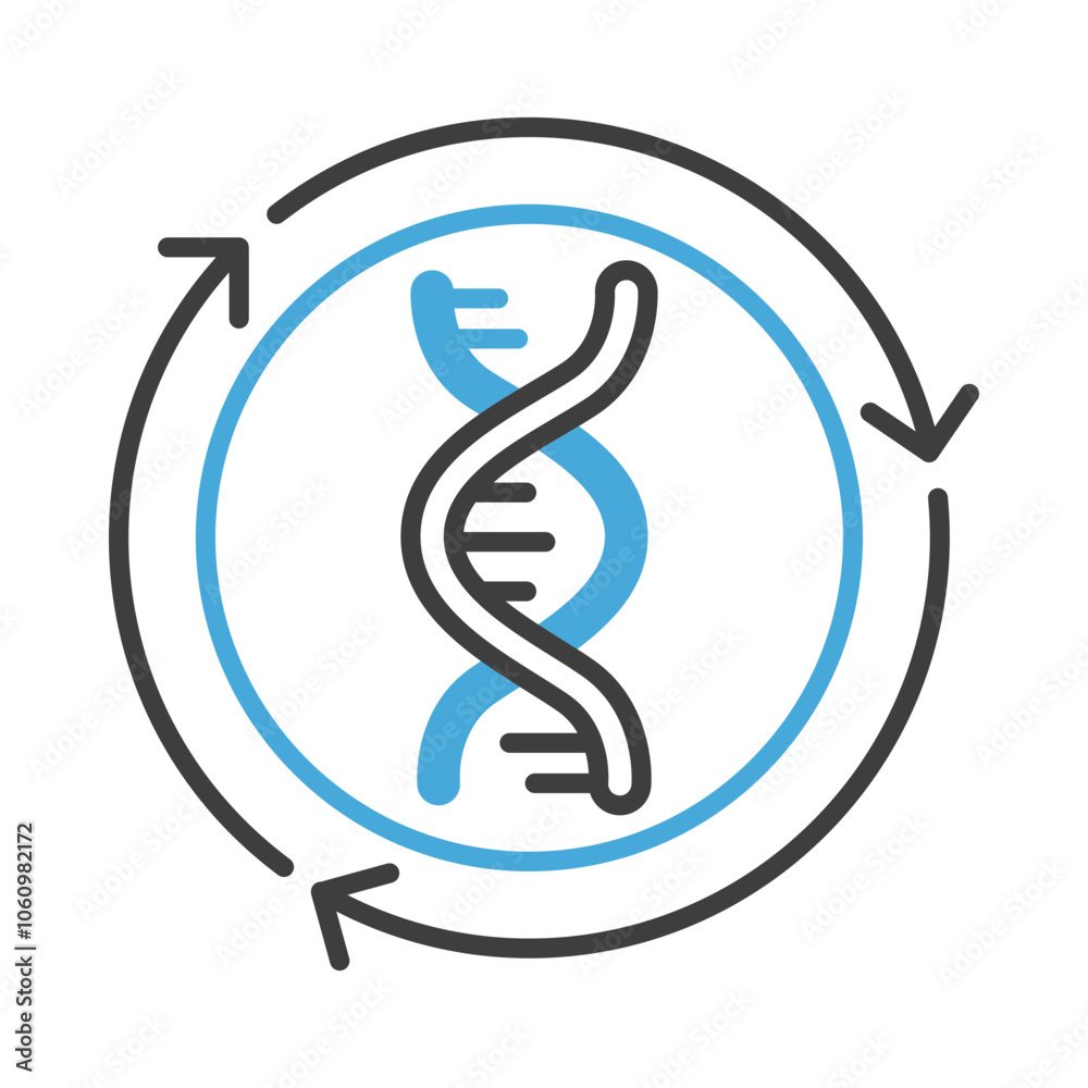 DNA Helix Representing Innovation and Creativity. Conceptual Development and Brainstorming DNA Helix Representing Innovation and Creativity. Conceptual Development and Brainstorming