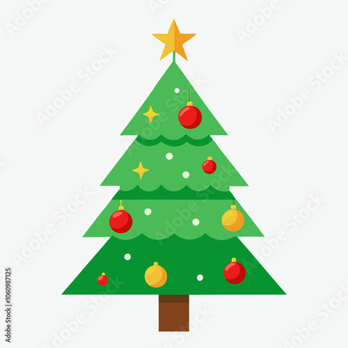 christmas tree illustration