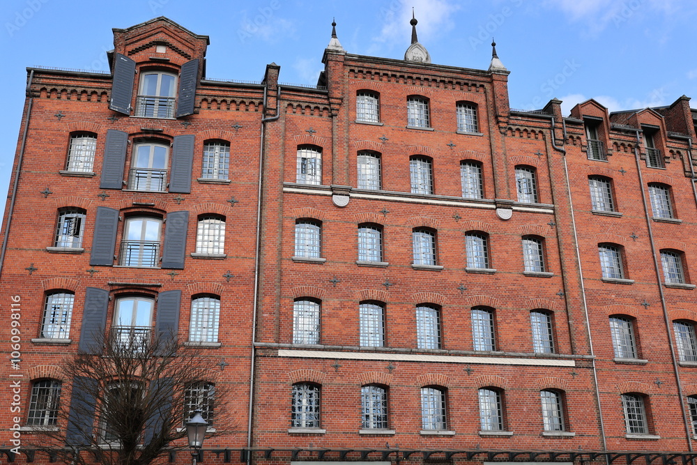 Fototapeta premium Blick in die Altstadt von Lüneburg in Niedersachsen