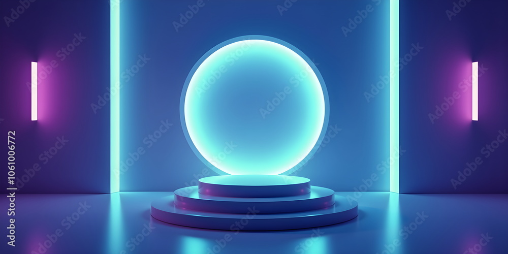 A pastel circular podium with vibrant pink and blue gradient tones,illuminated by soft,diffused light. Clean, modern aesthetic, vibrant colors, and minimalistic design, scene for products. A pastel circular podium with vibrant pink and blue gradient tones,illuminated by soft,diffused light. Clean, modern aesthetic, vibrant colors, and minimalistic design, scene for products.