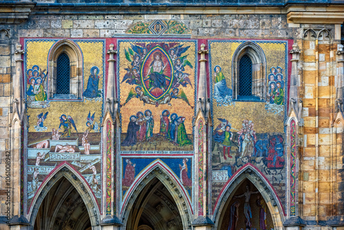 Mosaic interior of church