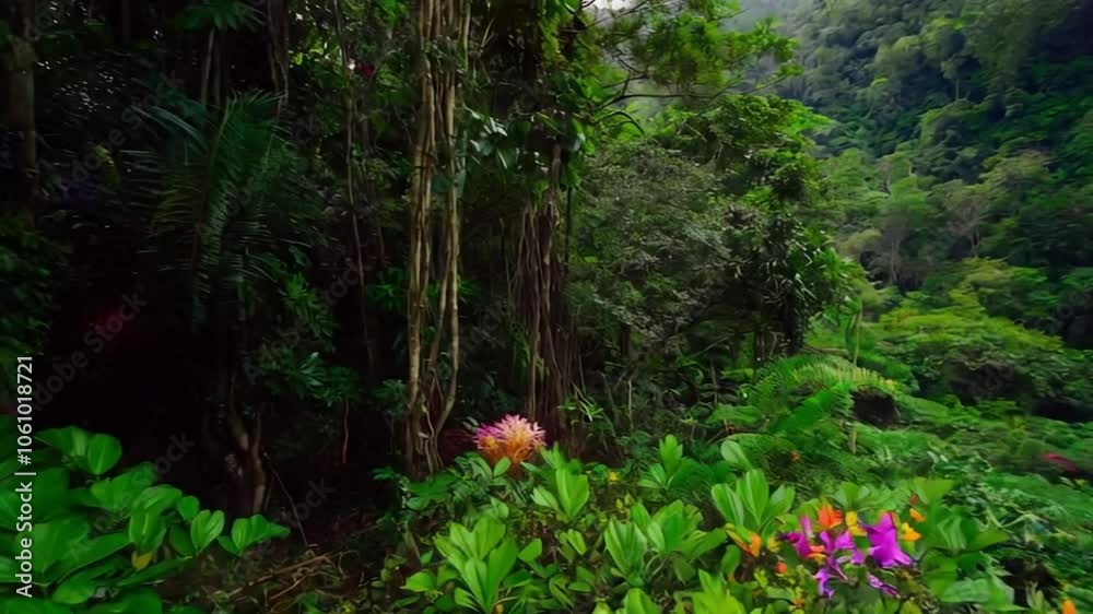 A live video of a tropical rainforest teeming with life
A live video of a tropical rainforest teeming with life