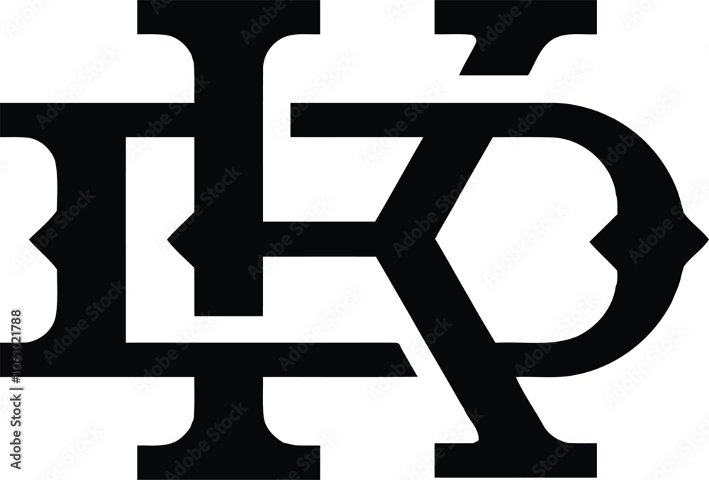 Obraz premium kd logo design