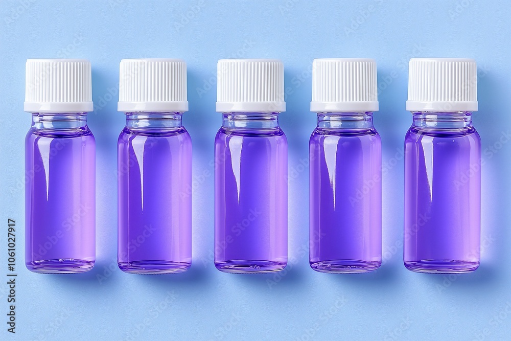 Symmetry of Serenity: Bottled Lavender Essence. Symmetry of Serenity: Bottled Lavender Essence.
