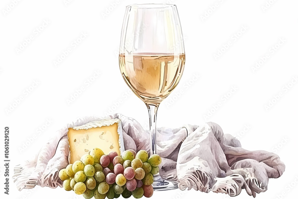 Cozy Evening with Wine and Cheese Cozy Evening with Wine and Cheese