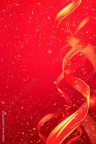 Christmas abstrac red background