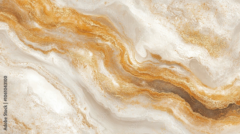 Abstract marble texture with white and gold swirls. Abstract marble texture with white and gold swirls.
