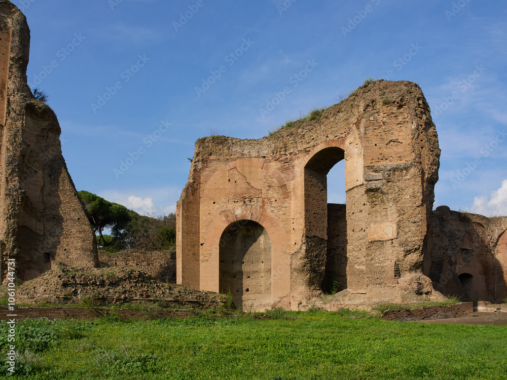 Terme di Caracalla (Baths of Caracalla), large archaeological site in Rome, Italy Terme di Caracalla (Baths of Caracalla), large archaeological site in Rome, Italy