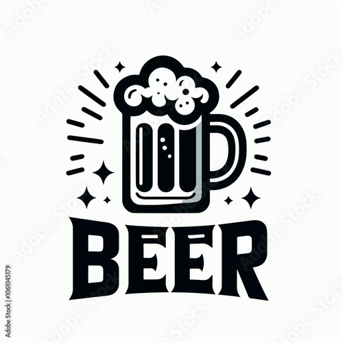 beer logo illustrated