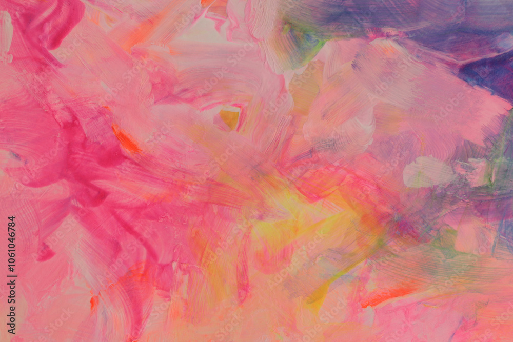 Art Oil and Acrylic hand drawn brushstroke smear blot painting wall. Abstract texture bright neon rainbow pastel color stain background. Art Oil and Acrylic hand drawn brushstroke smear blot painting wall. Abstract texture bright neon rainbow pastel color stain background.