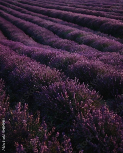 Vibrant, intense, deep purple field showcasing rich, saturated hues and subtle, flowing textures that create mesmerizing depth and visual intrigue. Boldly captivating, its striking color shines withou photo