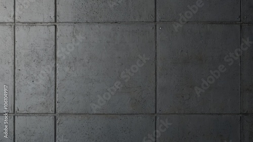 Grey, textured, concrete wall background with soft, ambient light creating a smooth, blurred effect, adding depth, subtle detail, and muted tones, conveying calmness, simplicity, elegance, and an indu