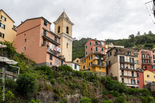 Manarola, among the five towns in west coastline of Italy