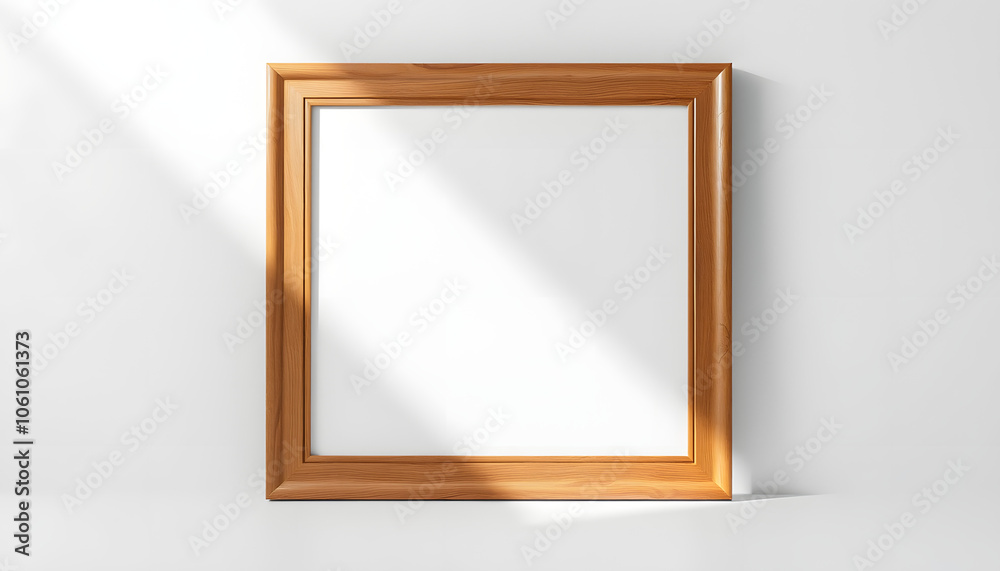 Wooden Frame 30x40 Mockup Studio Artistic isolated with white highlights, png Wooden Frame 30x40 Mockup Studio Artistic isolated with white highlights, png