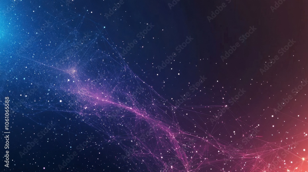 Fototapeta premium Cosmic Brilliance: A Journey through the Celestial Expanse