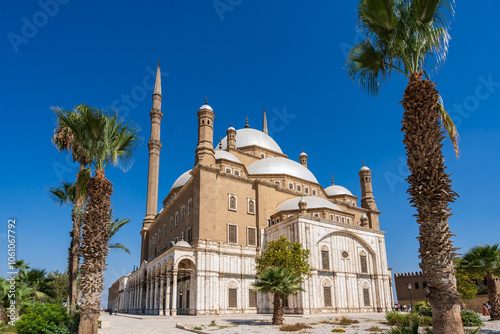 Muhammad Ali Mosque (Alabaster Mosque) in the Citadel of Cairo, Egypt