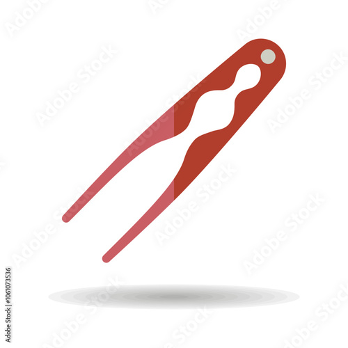 Nutcracker pliers vector icon. Kitchen appliances