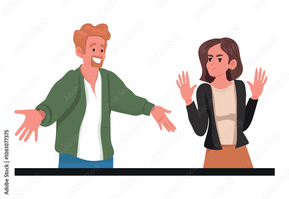 Fototapeta premium images of people in different situations