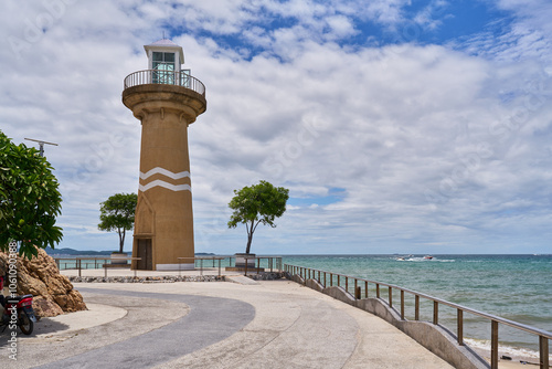 The Lighthouse of Cape Bali Hai in Pattaya, Thailand