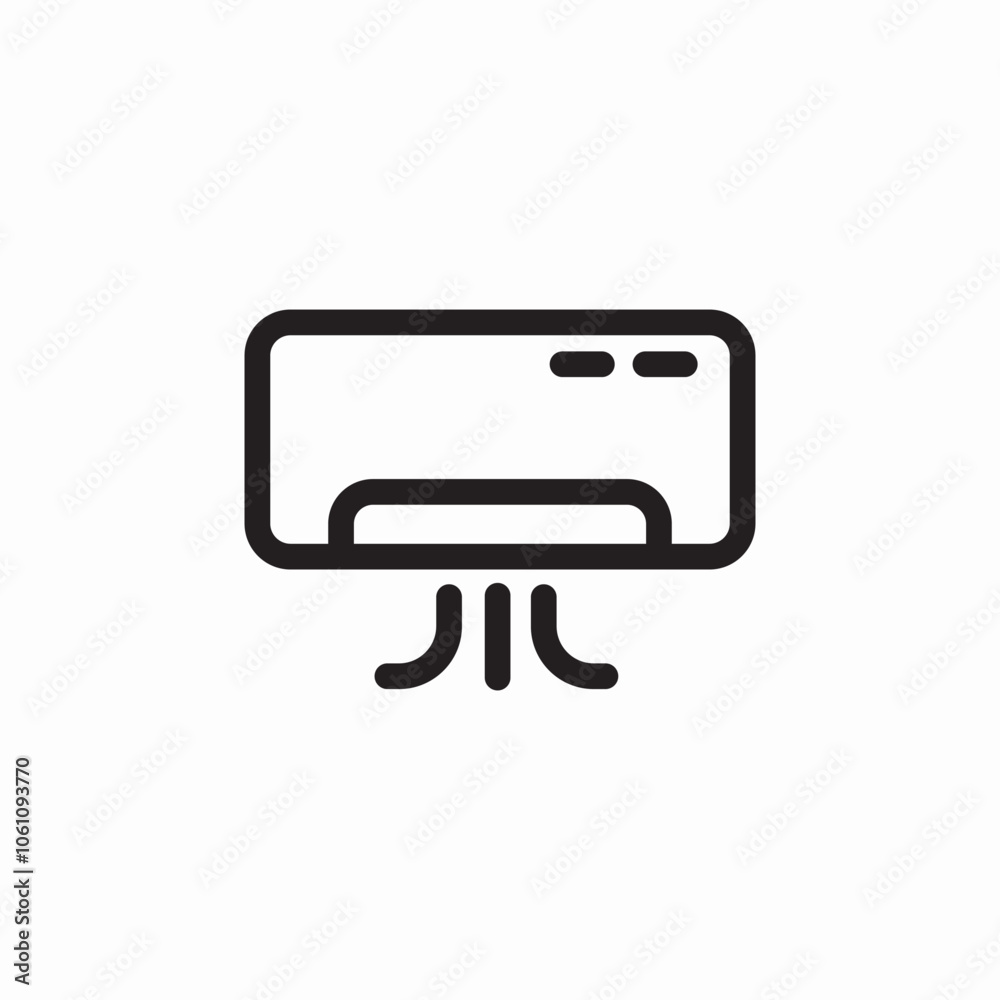 air conditioner icon sign vector air conditioner icon sign vector