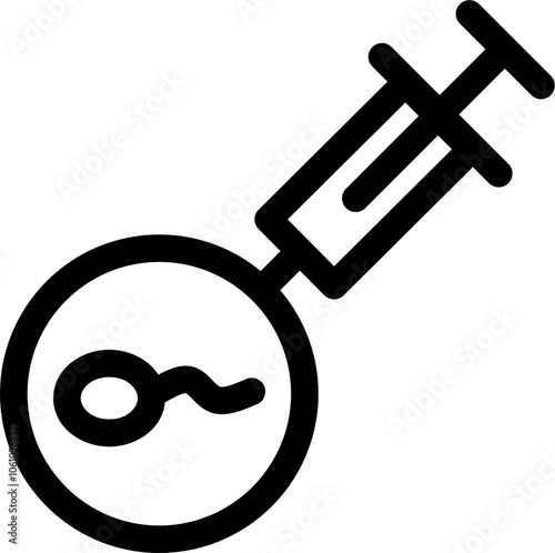In vitro fertilisation, IVF, artificial insemination of the egg and sperm. Perfect for medical education of infertility

