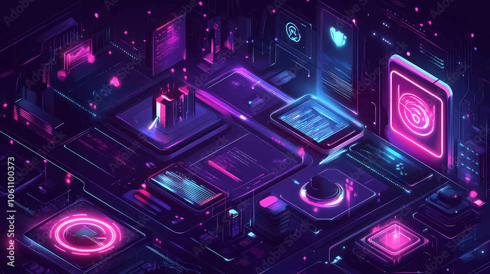 technology background with globe technology background with globe