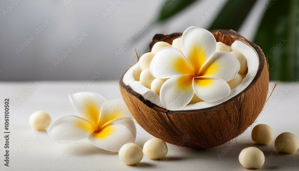 frangipani flowers and bowl of water frangipani flowers and bowl of water