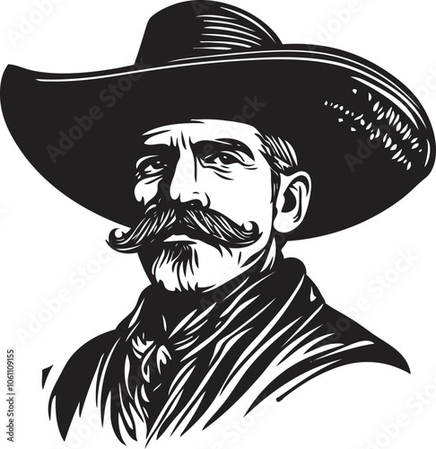 cowboy with hat