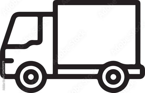 Truck icon symbol vector illustration
