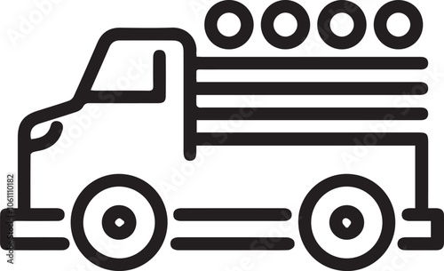 Truck icon symbol vector illustration
