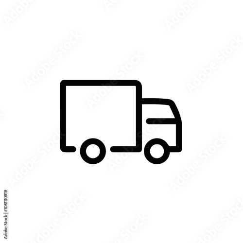 Truck icon symbol vector illustration 