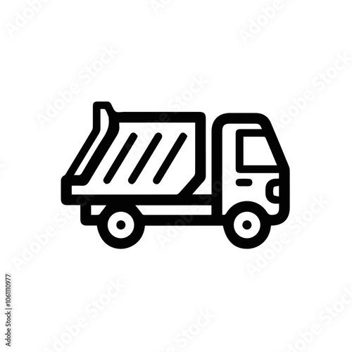 Truck icon symbol vector illustration 