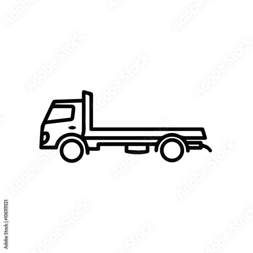 Truck icon symbol vector illustration 