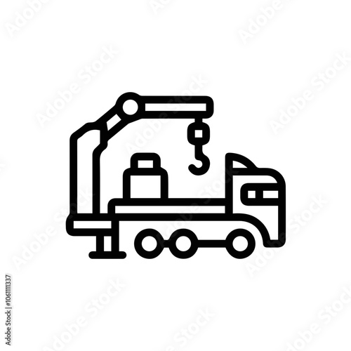 Truck icon symbol vector illustration 