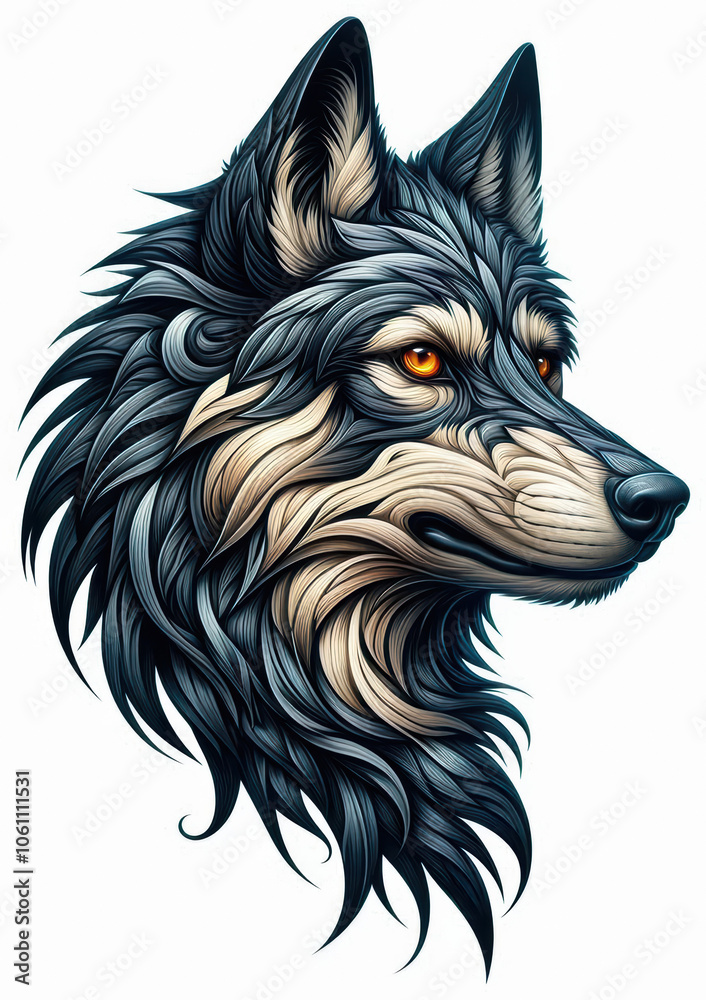 TRIBAL TATOO トライバル タトゥ 狼 wolf TRIBAL TATOO トライバル タトゥ 狼 wolf