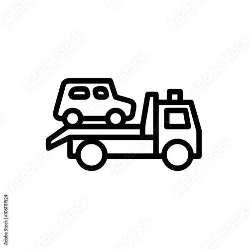 Truck icon symbol vector illustration
