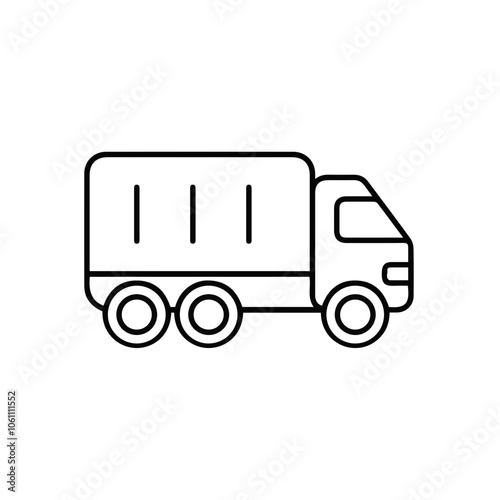 Truck icon symbol vector illustration 