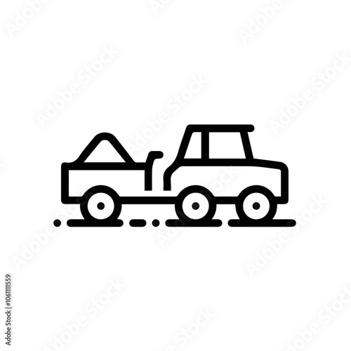 Truck icon symbol vector illustration 