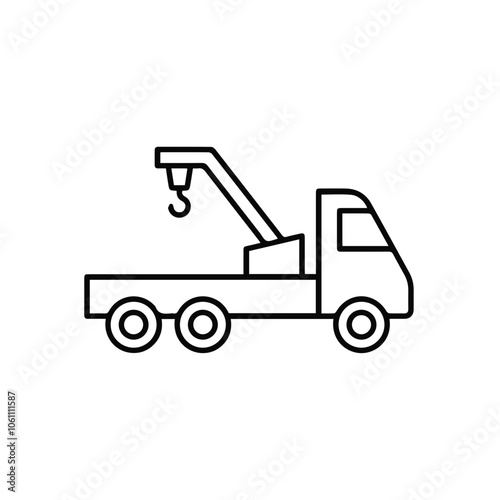 Truck icon symbol vector illustration 