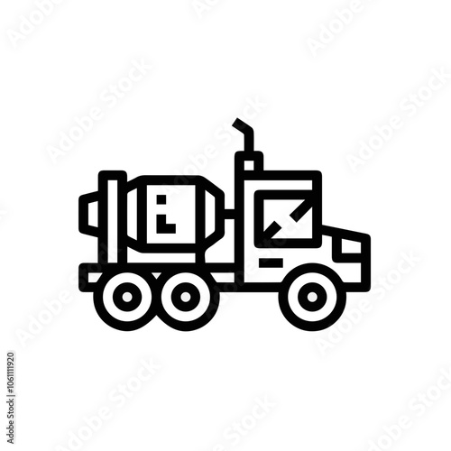 Truck icon symbol vector illustration 